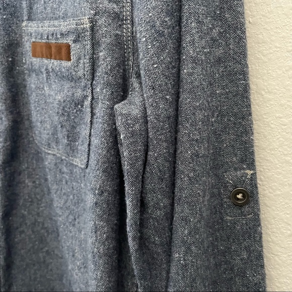 Lee Cooper Denim Jean Button Shirt - Picture 3 of 6